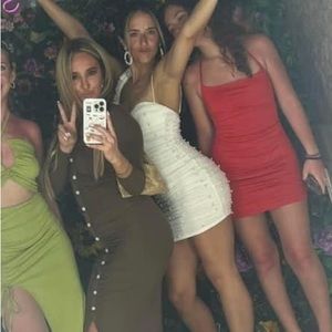 White  Pearl Minidress